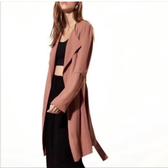 Aritzia Babaton Quincey Trench Coat XXS - Picture 1 of 4